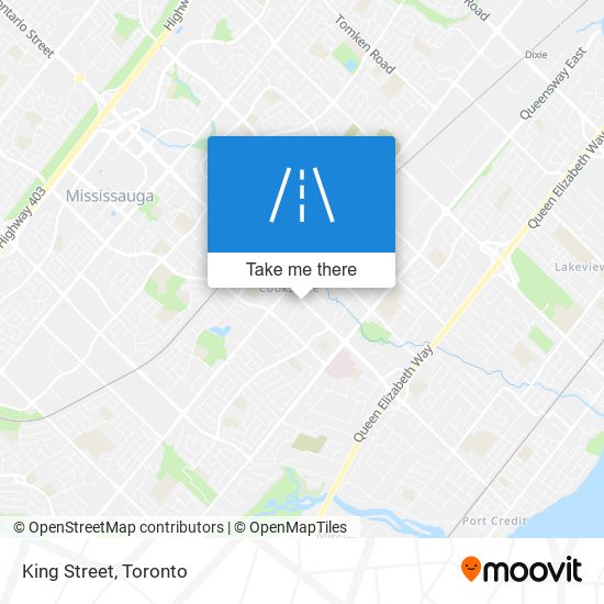 King Street map