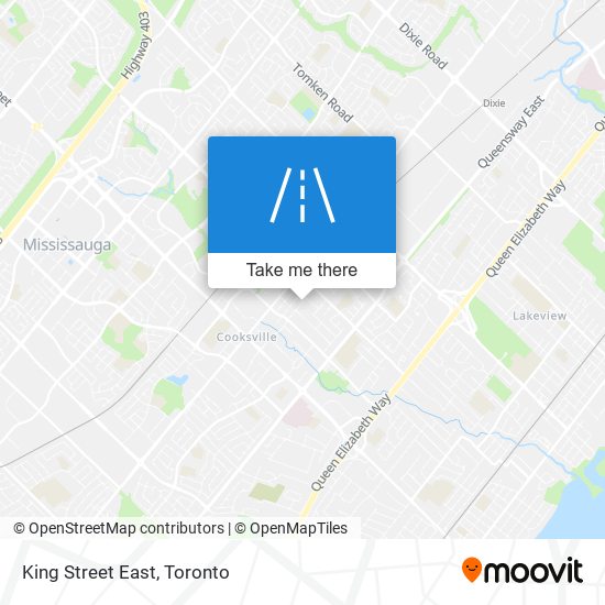 King Street East plan