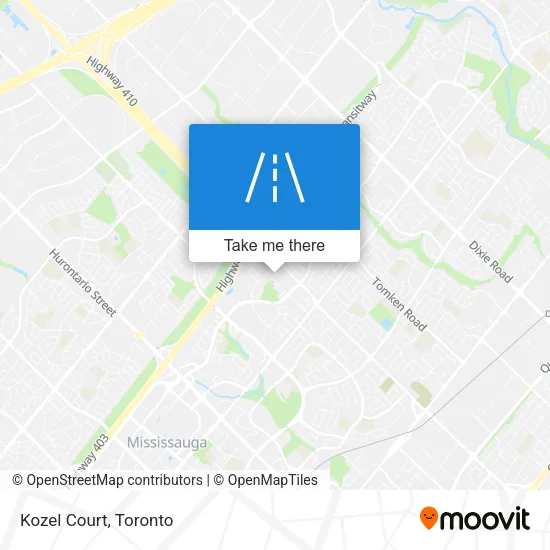 Kozel Court map