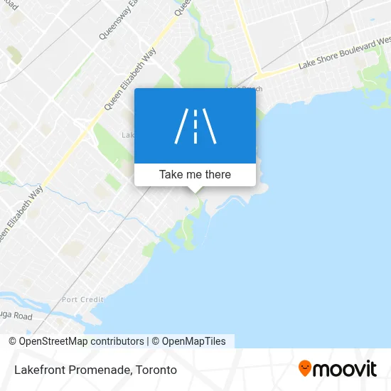 Lakefront Promenade map