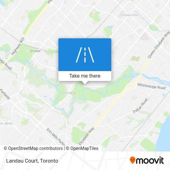 Landau Court map