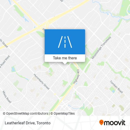 Leatherleaf Drive map