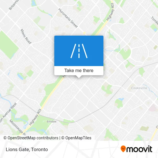 Lions Gate map
