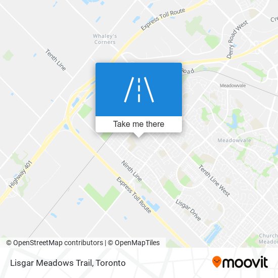 Lisgar Meadows Trail map