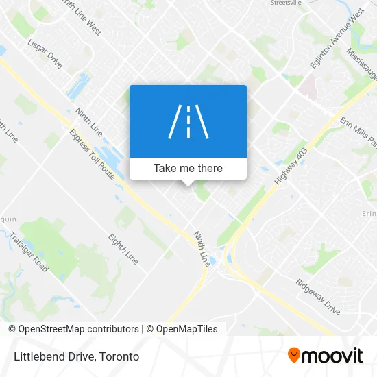 Littlebend Drive map