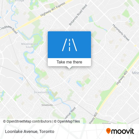 Loonlake Avenue map