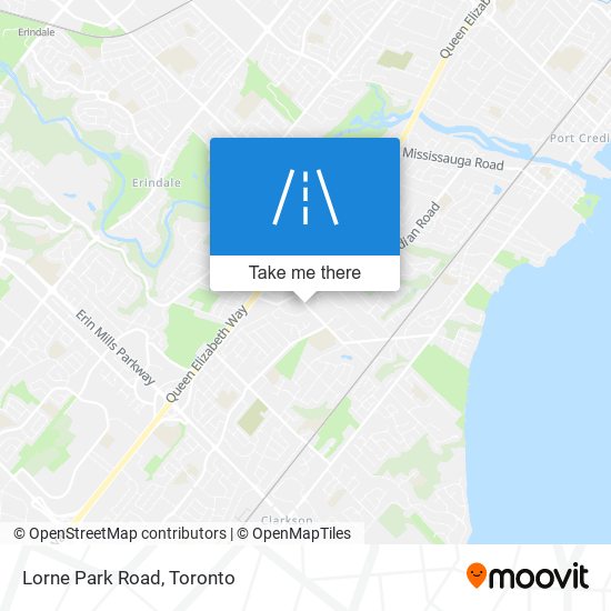 Lorne Park Road map