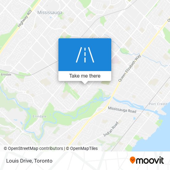 Louis Drive map