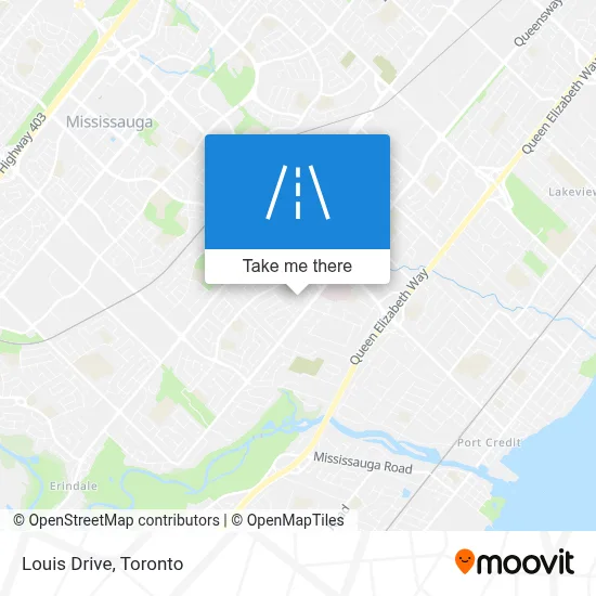 Louis Drive map