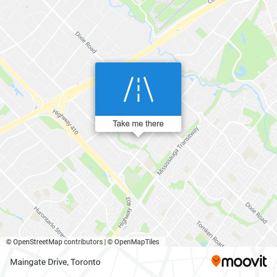 Maingate Drive map