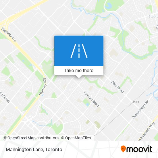 Mannington Lane map