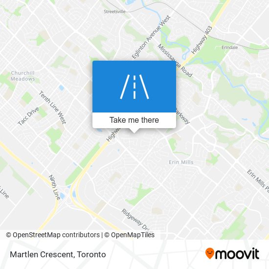 Martlen Crescent map