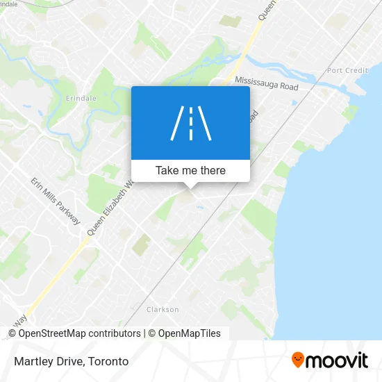 Martley Drive map