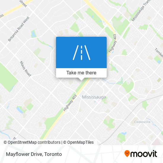 Mayflower Drive map