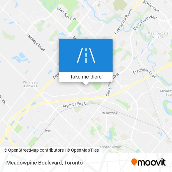Meadowpine Boulevard map
