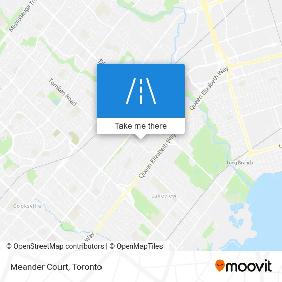 Meander Court map