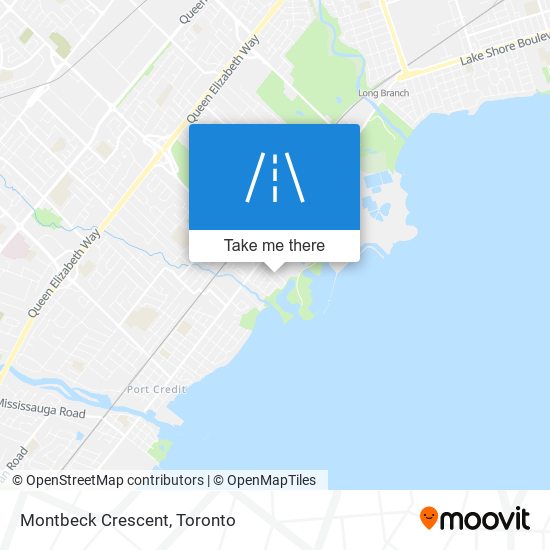 Montbeck Crescent map