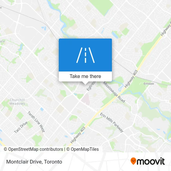Montclair Drive map