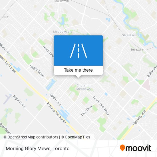 Morning Glory Mews map