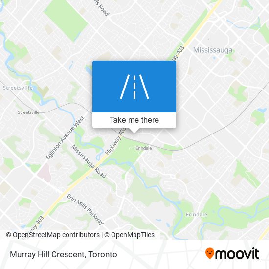 Murray Hill Crescent map