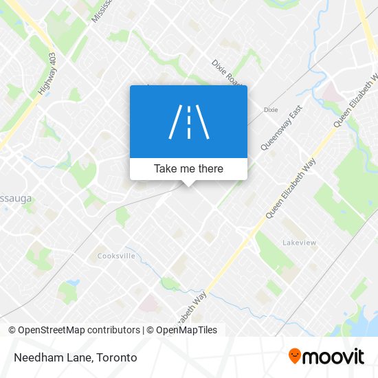 Needham Lane map