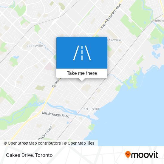 Oakes Drive map