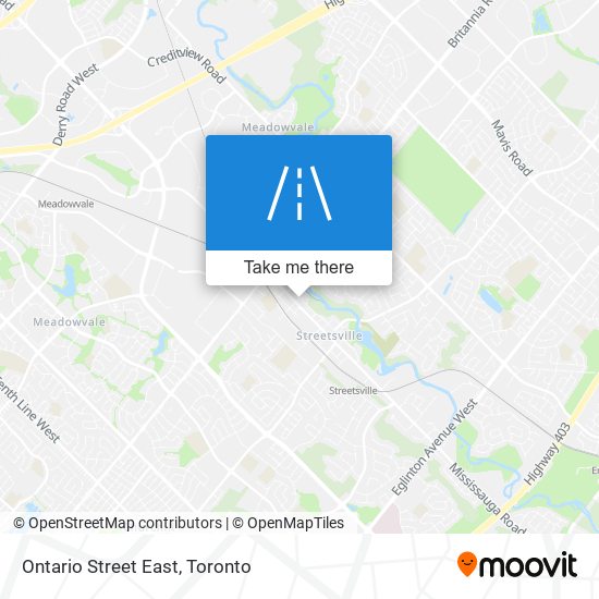 Ontario Street East map