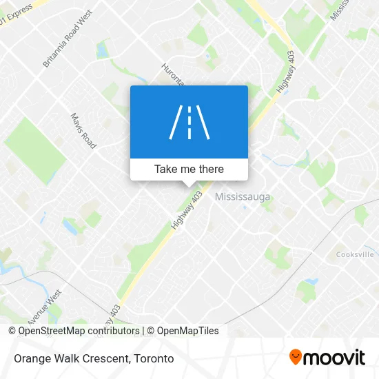 Orange Walk Crescent map
