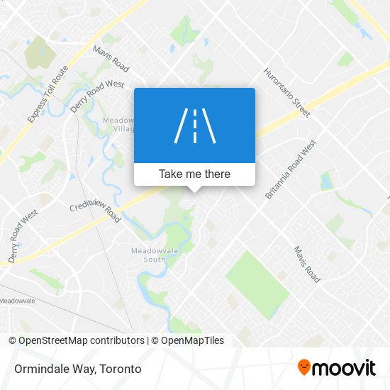 Ormindale Way map