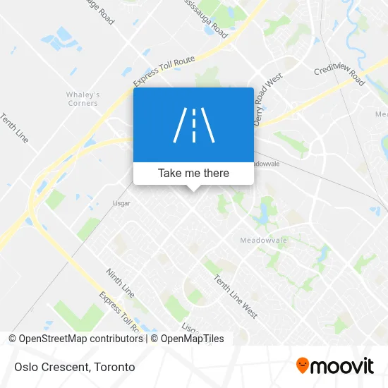 Oslo Crescent map