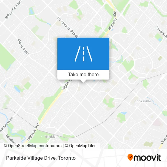 Parkside Village Drive map