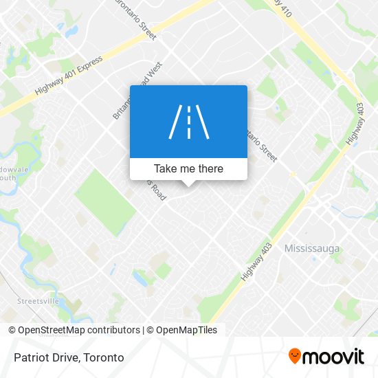 Patriot Drive map