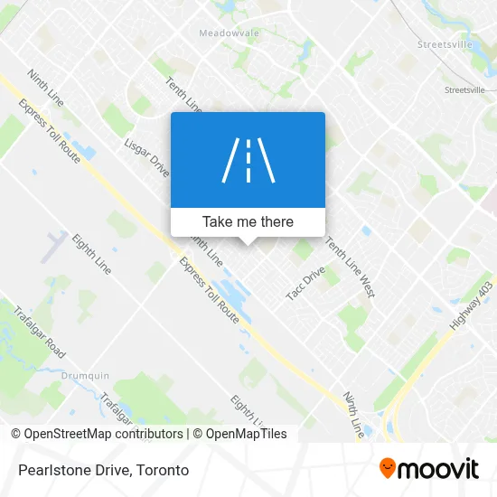 Pearlstone Drive map