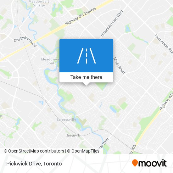 Pickwick Drive map