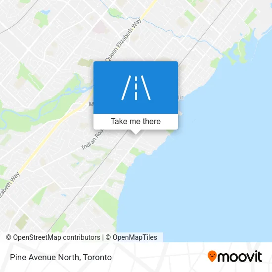 Pine Avenue North map