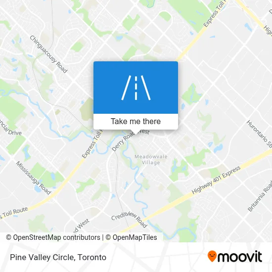 Pine Valley Circle map