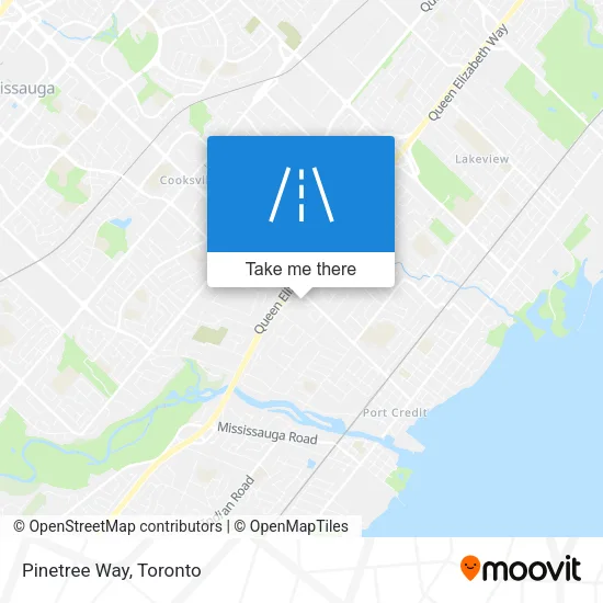 Pinetree Way map