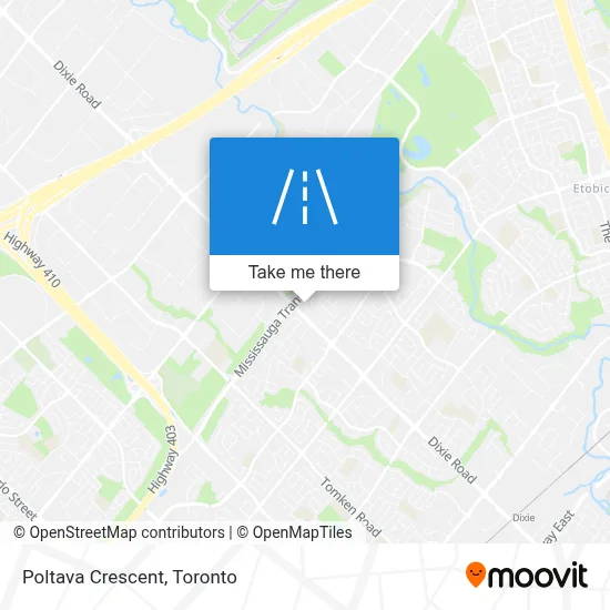 Poltava Crescent map