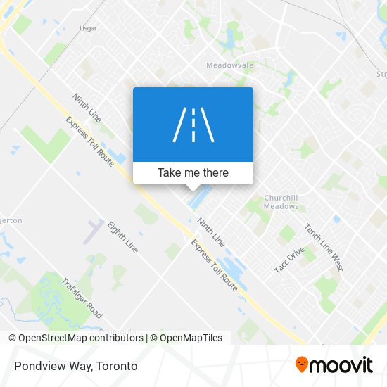 Pondview Way map