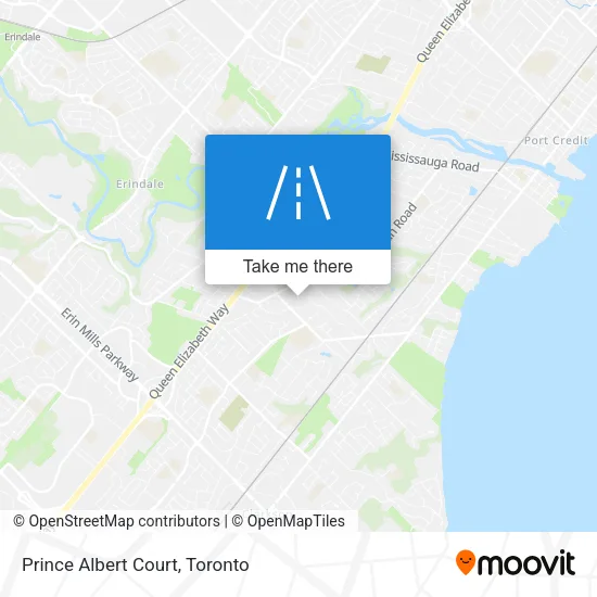 Prince Albert Court map