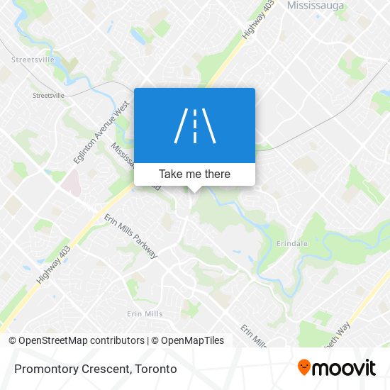 Promontory Crescent map