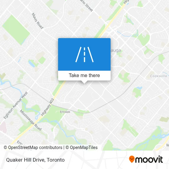 Quaker Hill Drive map