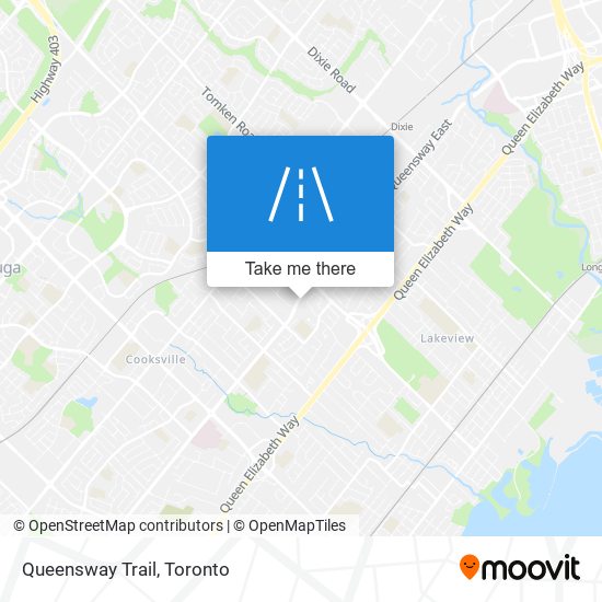 Queensway Trail map