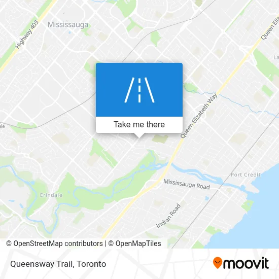 Queensway Trail map