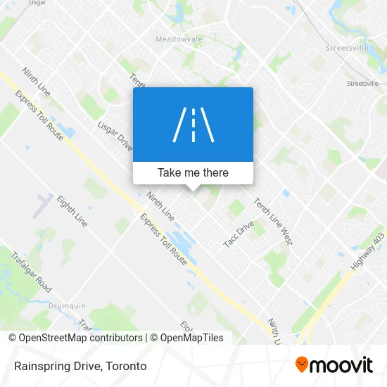 Rainspring Drive map