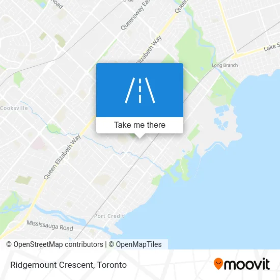 Ridgemount Crescent map