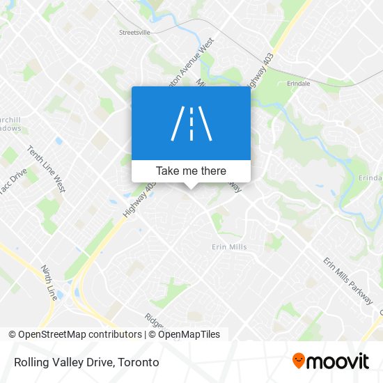 Rolling Valley Drive map