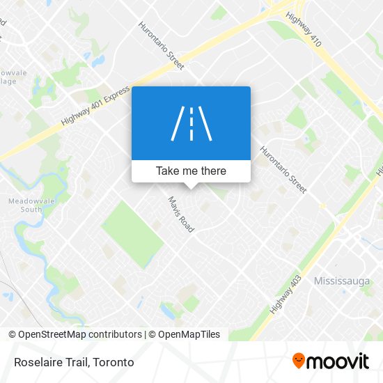 Roselaire Trail map