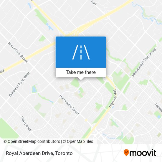 Royal Aberdeen Drive map