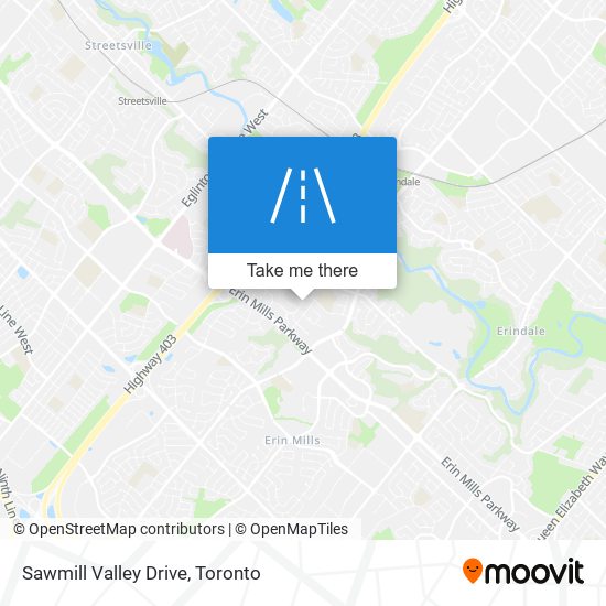 Sawmill Valley Drive map